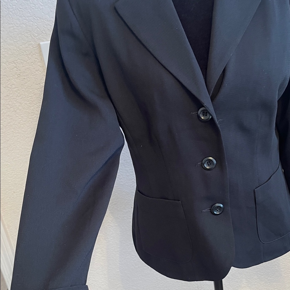 Tailor B. Moss Black Women's Blazer Jacket - Picture 4 of 6